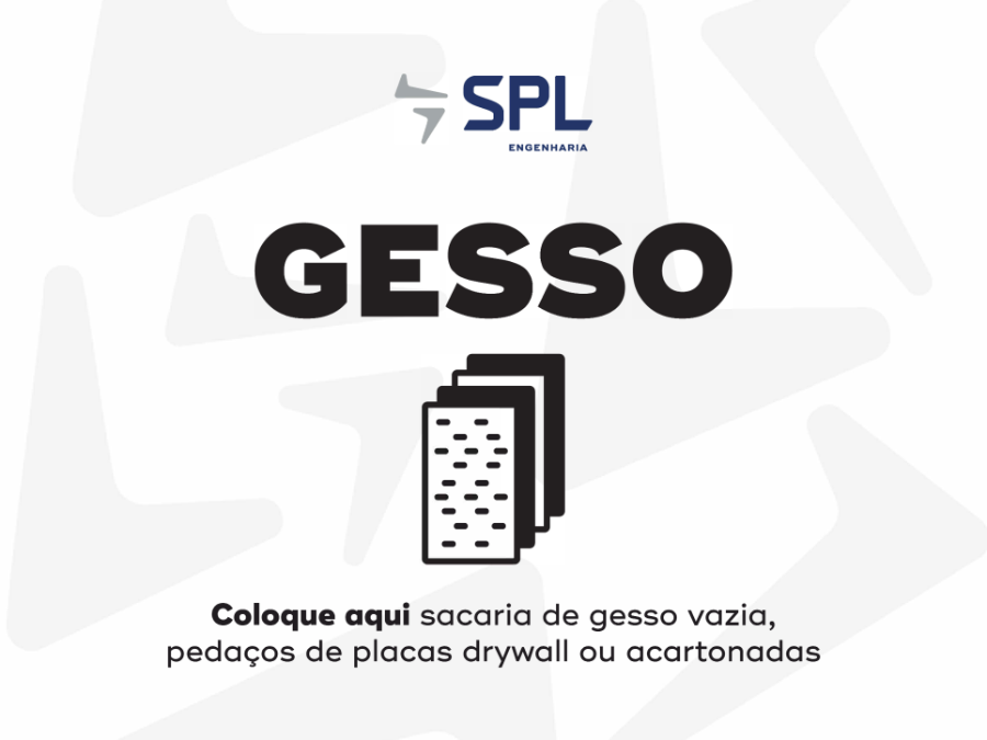 Placa de caçamba GESSO