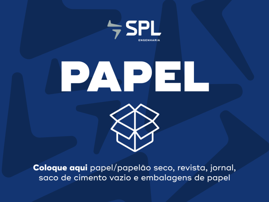 Placa de caçamba PAPEL