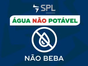 SPL09.03 Água não potável · não beba
