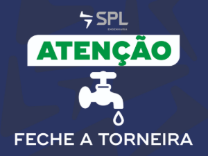 SPL09.07 Atenção · feche a torneira
