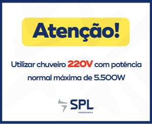 SPL13.4-c Atenção chuveiro 220V